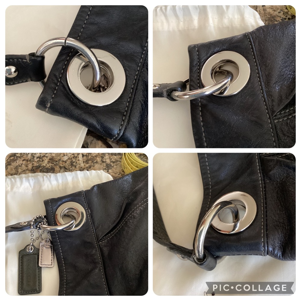 Coach Madison Vintage Large Leather Hippie Bag 🌹 - Picture 8 of 15